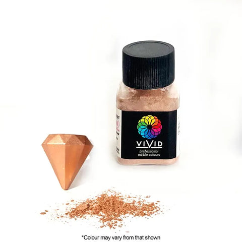 Vivid Champagne Gold Edible Metallic Lustre Dust 10g