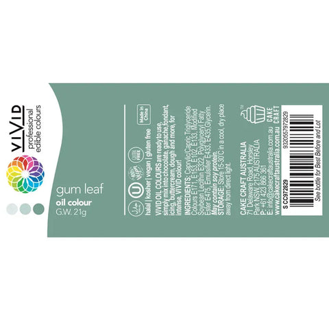 Vivid Oil Colour Gum Leaf 21g