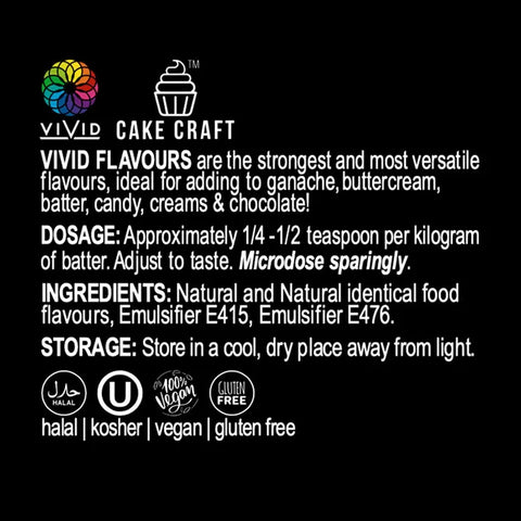 Vivid Fusion Flavour Hazelnut 21ml