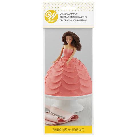 Wilton Teen Brunette Doll cake pick