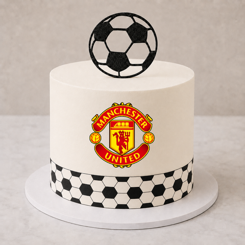 Football / Soccer Ball cake topper 7cm