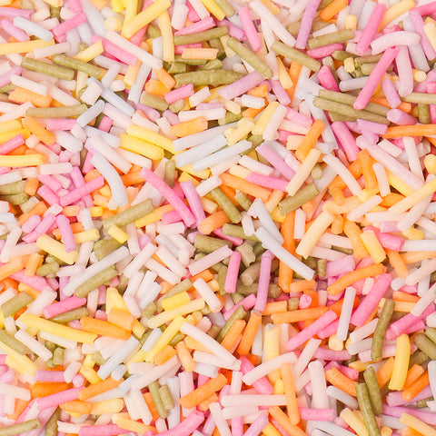 Sprinks Jimmies - Pastel Rainbow Sugar Free & Natural Colour 60g