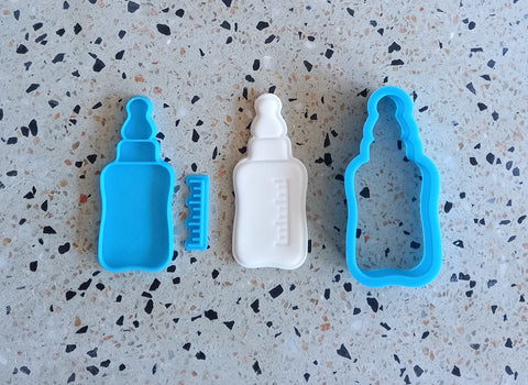 Baby Bottle embosser & cutter set 8.5cm