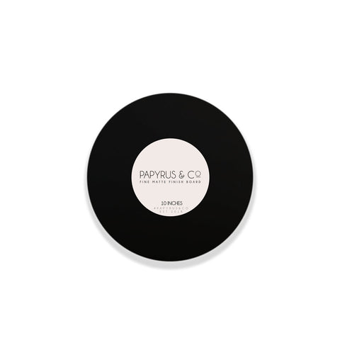 Matt Black Round Cake Board 20cm / 8 inch