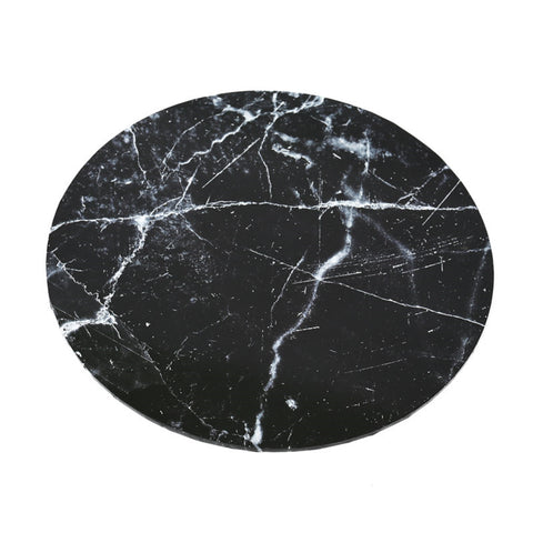 Black Marble Effect Round Cake Board 25cm (10 inch)