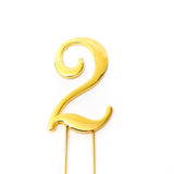 Gold Number Cake Topper (7cm)