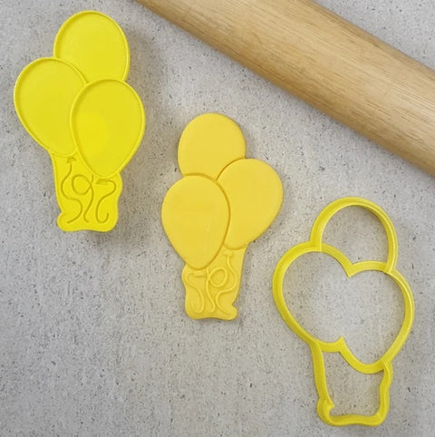 3 Balloons cutter & 3D embosser set