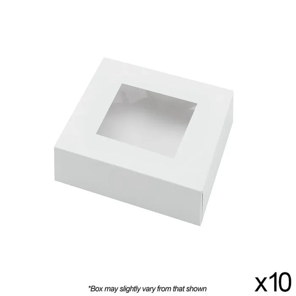 Cake Craft Cookie Box Small Square 9cm - 10 pack