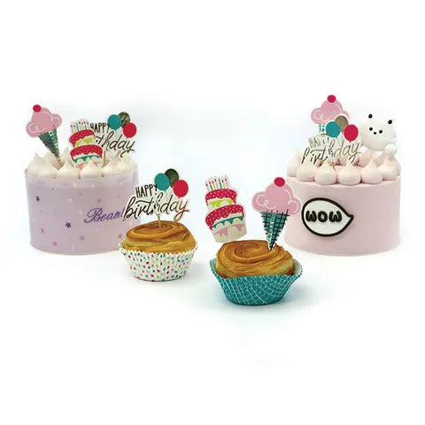 Cupcake Decorating Kit - Cake & Ice Cream - 24 sets