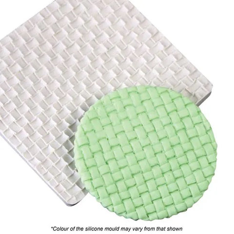 Wicker Weave Silicone Mat