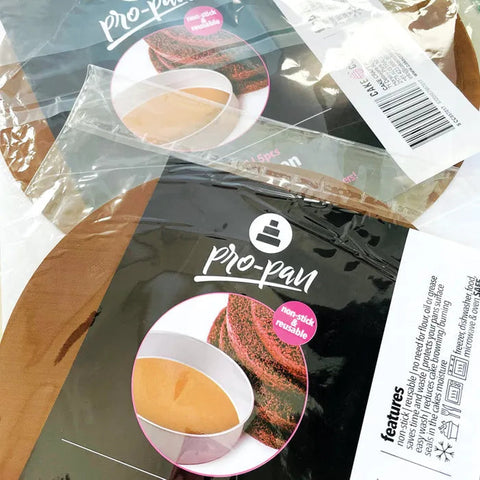 Pro Pan Reusable Cake Tin Round Base Liners - 9 inch (5 pack)