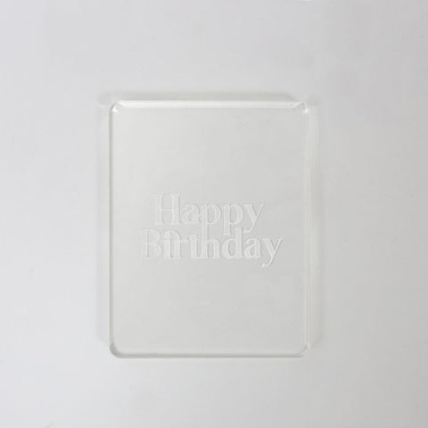 Coo Kie HAPPY BIRTHDAY Pop / Embosser Stamp (style 1)