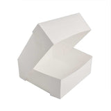 Cake Box White Square 25 x 25 x 10cm (10x10x4 inch)