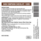 Cake Craft Dark Compound Chocolate Callets 500g