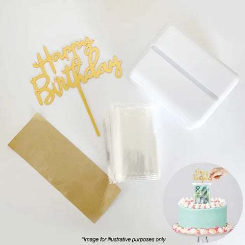 Surprise Money Pull cake kit