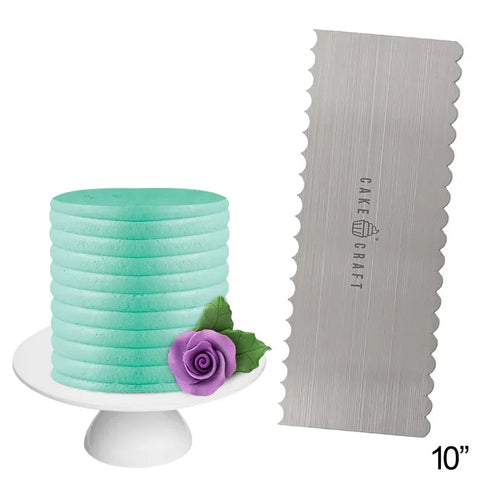 Cake Craft Buttercream Scraper Comb - Curves