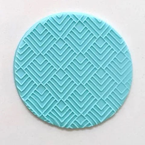 Chevron Square Pattern debosser / Pop Stamp