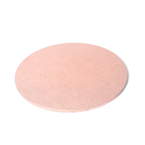 Rose Gold Round Masonite Cake Board 22cm (9 inch)