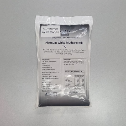 Platinum Gluten Free White Chocolate Mud Cake Mix 1kg