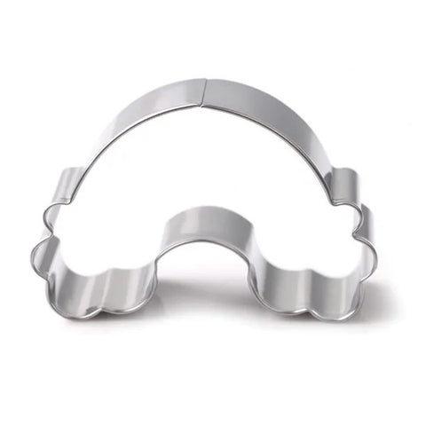 Rainbow with Clouds cookie cutter 8cm