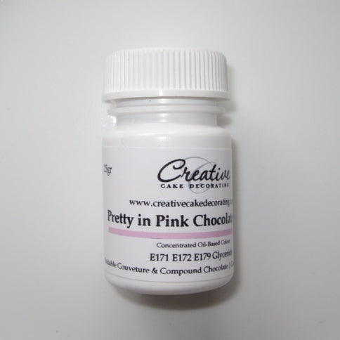Creative Cake Decorating Oil Chocolate Colour 25g - Pretty in Pink