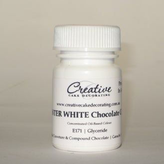 Creative Cake Decorating Oil Chocolate Colour 20g - Winter White