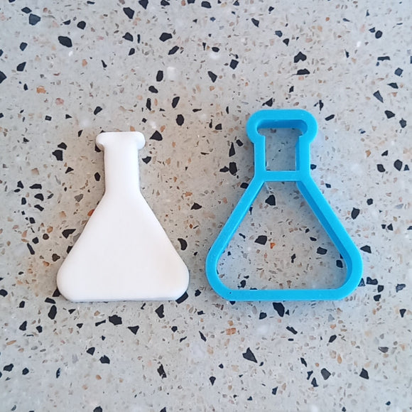 Conical Flask biscuit/cookie cutter 10cm