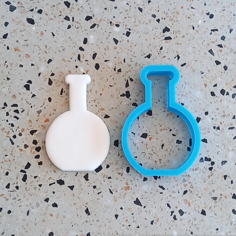 Round Flask biscuit/cookie cutter 10cm