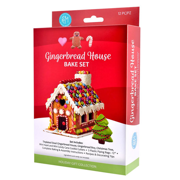 Small Gingerbread House Cutter Bake set