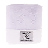 D.Line "NO FLY ZONE" table throw food cover - white