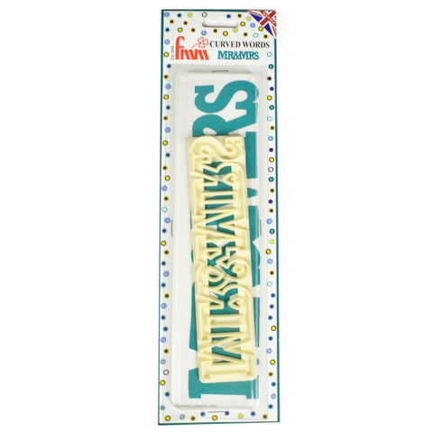 FMM Curved Words cutter - MR & MRS