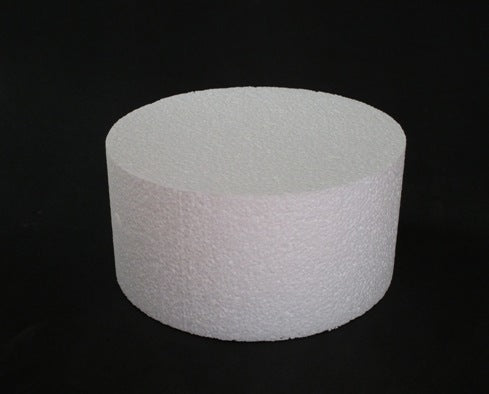 Round Foam Cake Dummy 10cm (4 inch) - 3 inch high