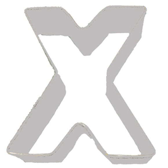 Letter X Cookie Cutter 7.5cm