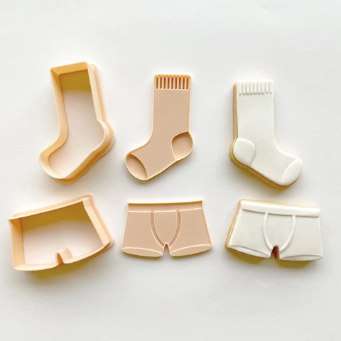 Little Biskut Socks & Jocks cutter & embosser set