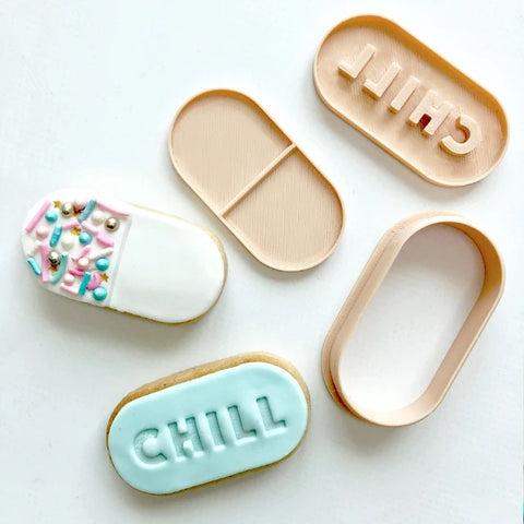 Little Biskut CHILL Pill embosser