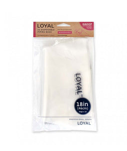 Loyal Clear Degradable Disposable Piping Bags 46cm / 18 inch - 10 pack