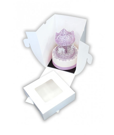 Loyal Tall Cake Box Square 12 inch x 12 inch high (2 piece)