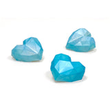 Geo Heart Silicone Mould - 3 cavity