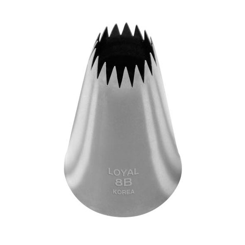 Loyal No. 8B Open Star Piping Tip