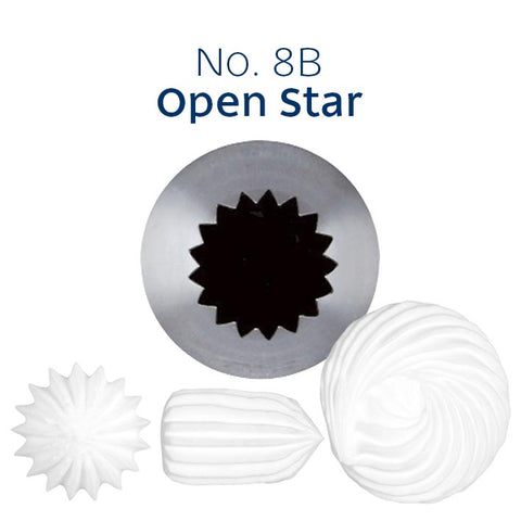 Loyal No. 8B Open Star Piping Tip