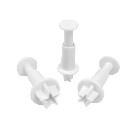 Mondo Star Fondant Plunger Cutter Set of 3