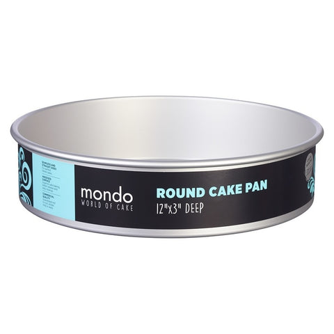 Mondo Round Cake Pan 3 inch deep