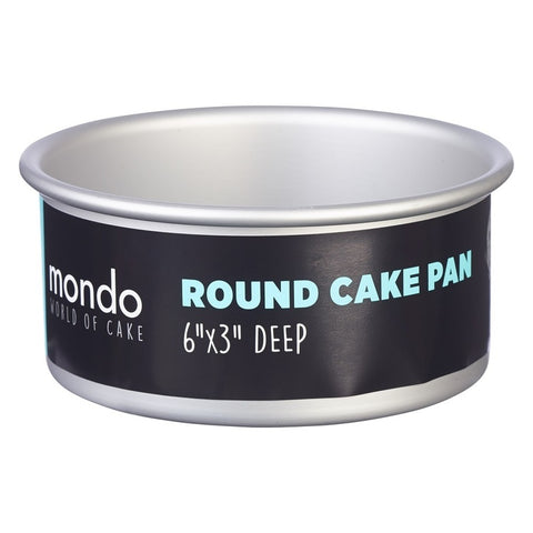 Mondo Round Cake Pan 3 inch deep