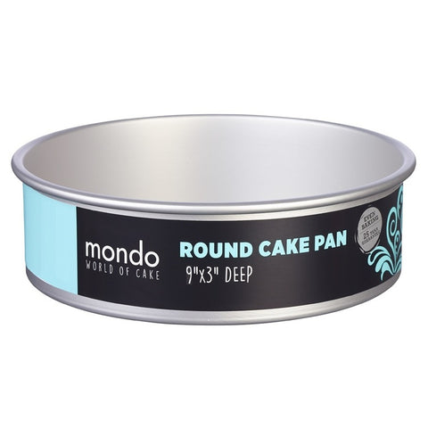 Mondo Round Cake Pan 3 inch deep