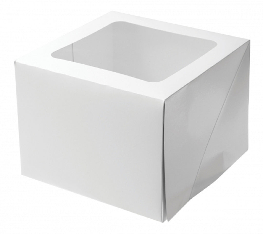 Square cake box - 8 inch x 6 inch | Cake Bake Decorate - online cake ...