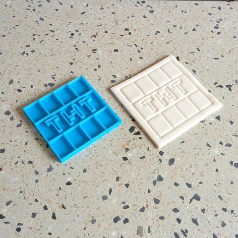 Minecraft TNT fondant embosser / cookie stamp