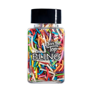 Over the Top Bling Rainbow Jimmies 60g