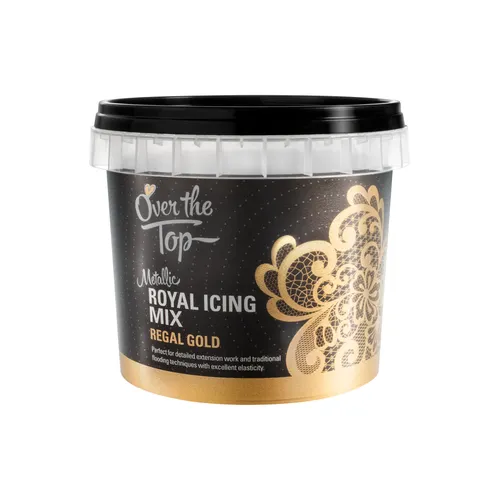 Over the Top Metallic Royal Icing mix 150g - Regal Gold
