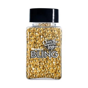 Over the Top Bling Gold 4mm Cachous 80g