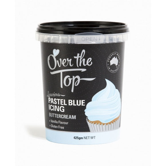 Over The Top Pastel Blue Buttercream Icing 425g
